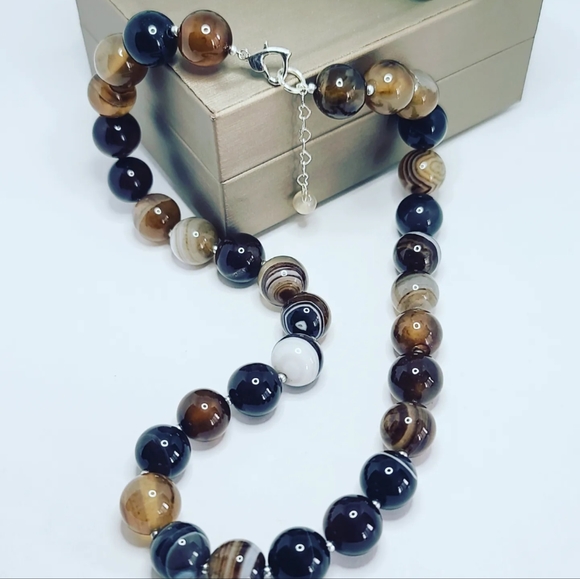 Lace Agate necklace - Picture 1 of 5